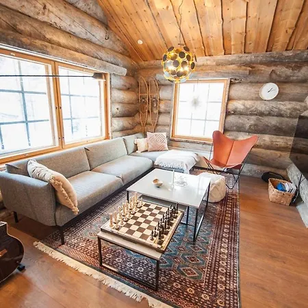 Huvilat Superior Log Cabin, Hut And Sauna By The