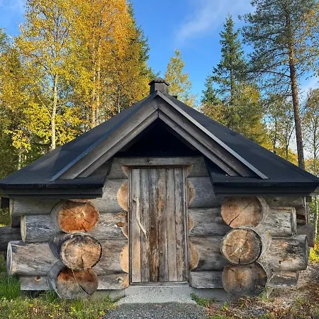 Superior Log Cabin, Hut And Sauna By The *