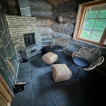 Huvilat Superior Log Cabin, Hut And Sauna By The