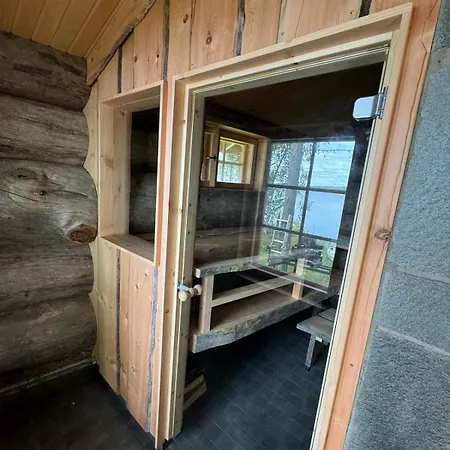 Huvilat Superior Log Cabin, Hut And Sauna By The *